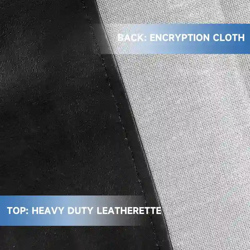 Heavy Duty PU Leather Billiard Pool Table Cover in Black, 7ft 8ft 9ft