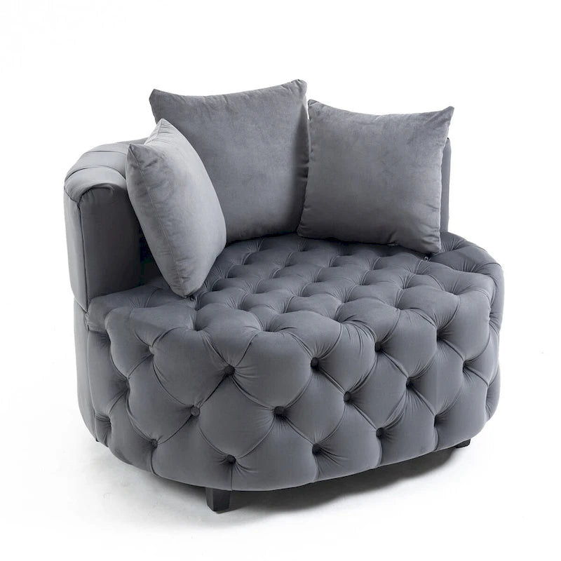 Accent Chair / Classical Barrel Chair for living room / Modern Leisure Chair