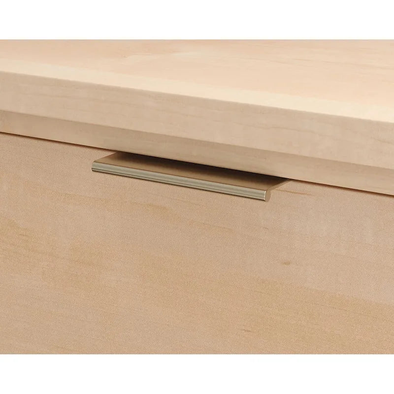 Lateral File Cabinet with Two Locking Drawers in Walnut Wood Finish