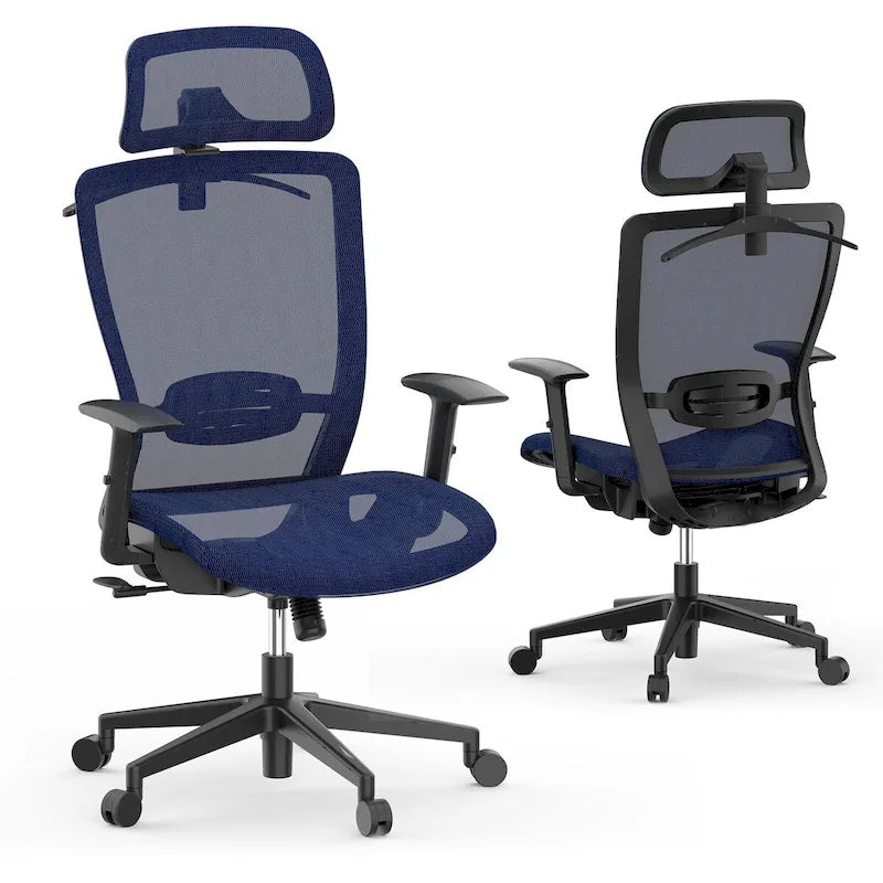 Ergonomic Office Desk Chair with 360 Swivel, Height Adjustable Seat, Headrest, Lumbar Support and Armrest